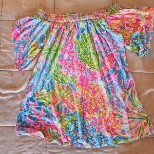 Lilly Pulitzer Off Shoulder Top